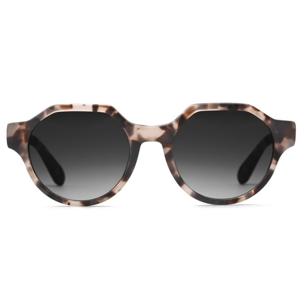 KREWE Paseo Matte Tortoise Sunglasses